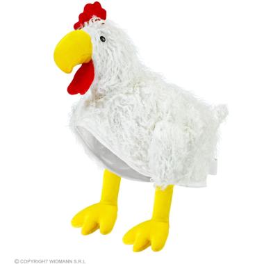 Cappello pollo peloso bianco