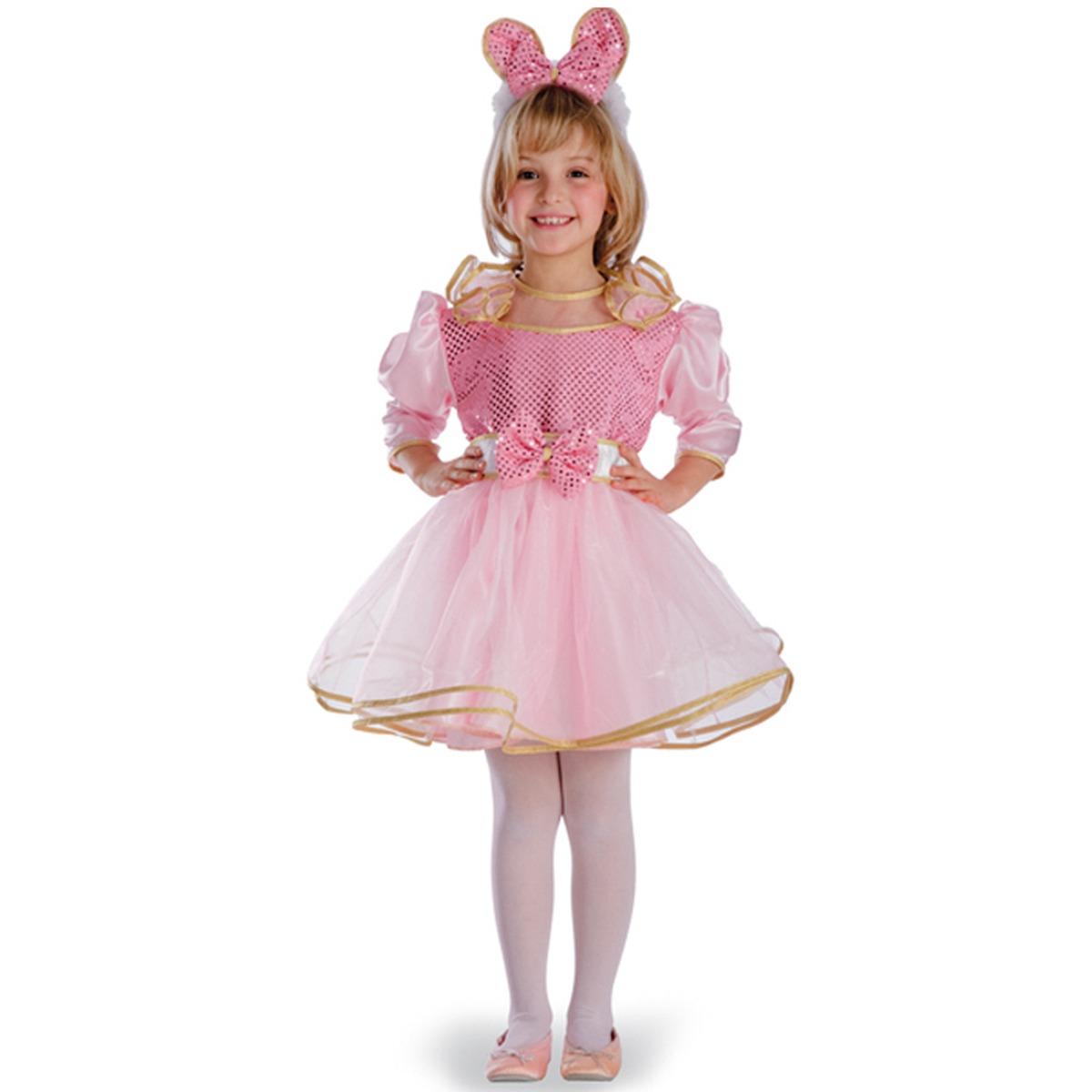 Costume coniglietta rosa