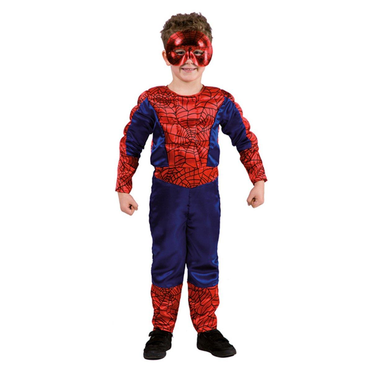 Costume super eroe spider muscoloso