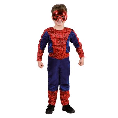 Costume super eroe spider muscoloso