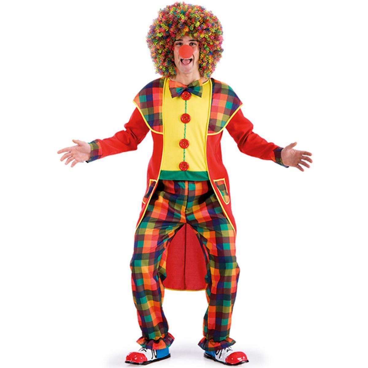 Costume clown quadrettino