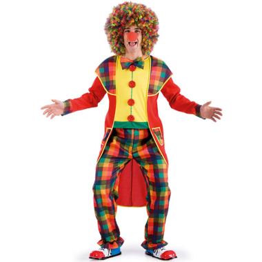 Costume clown quadrettino