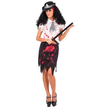 Costume poliziotta insanguinata