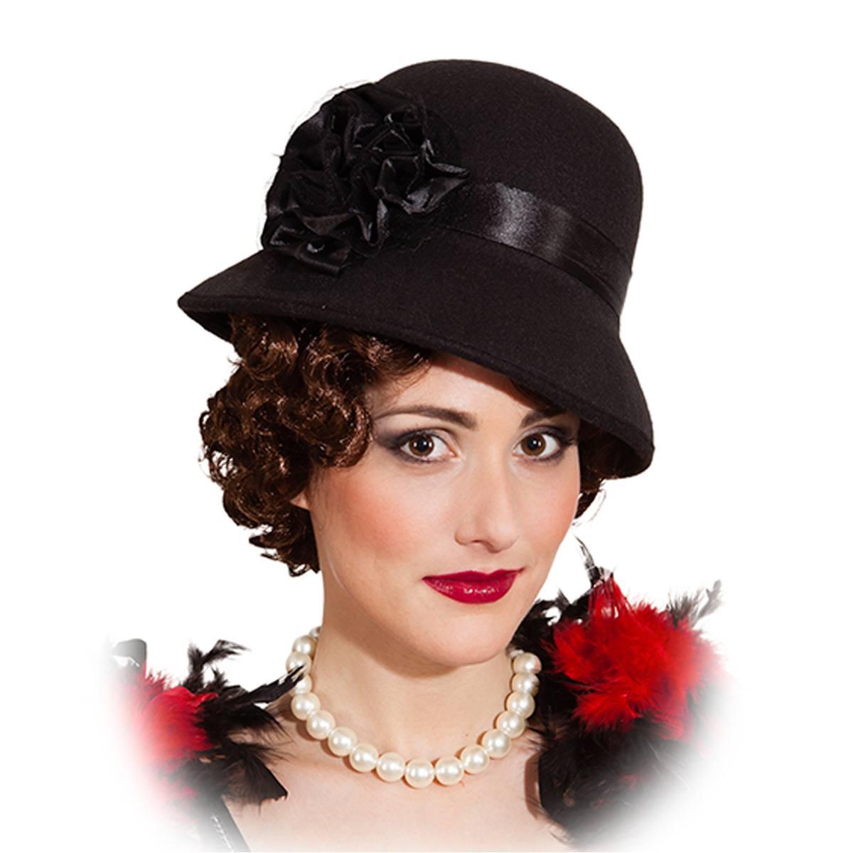 Cappello anni 20 nero