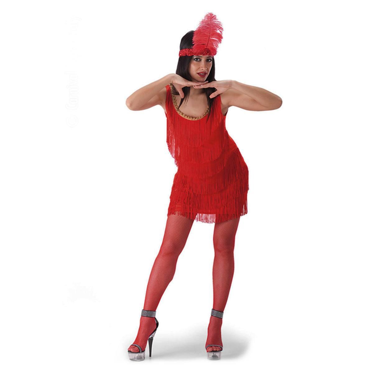 Costume charleston rosso