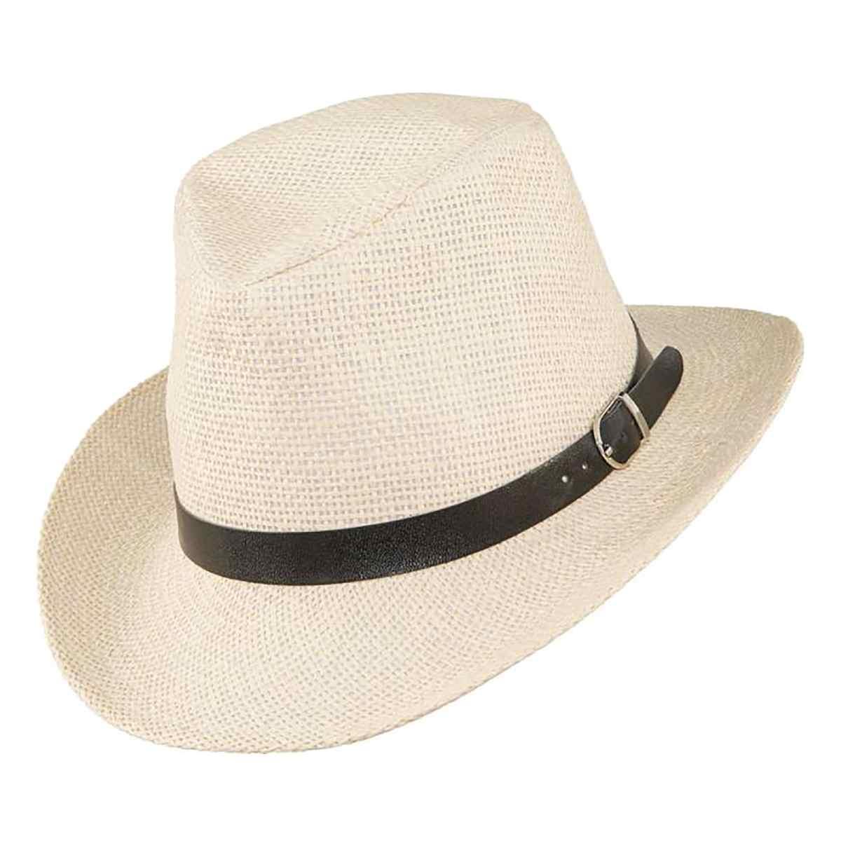 Cappello paglietta fibbia