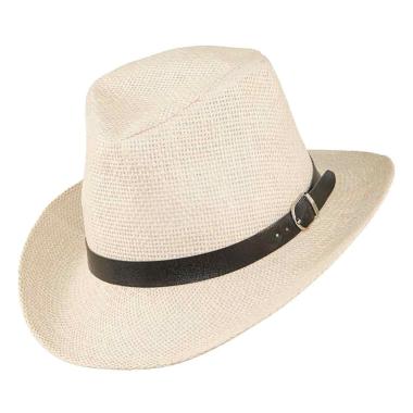 Cappello paglietta fibbia