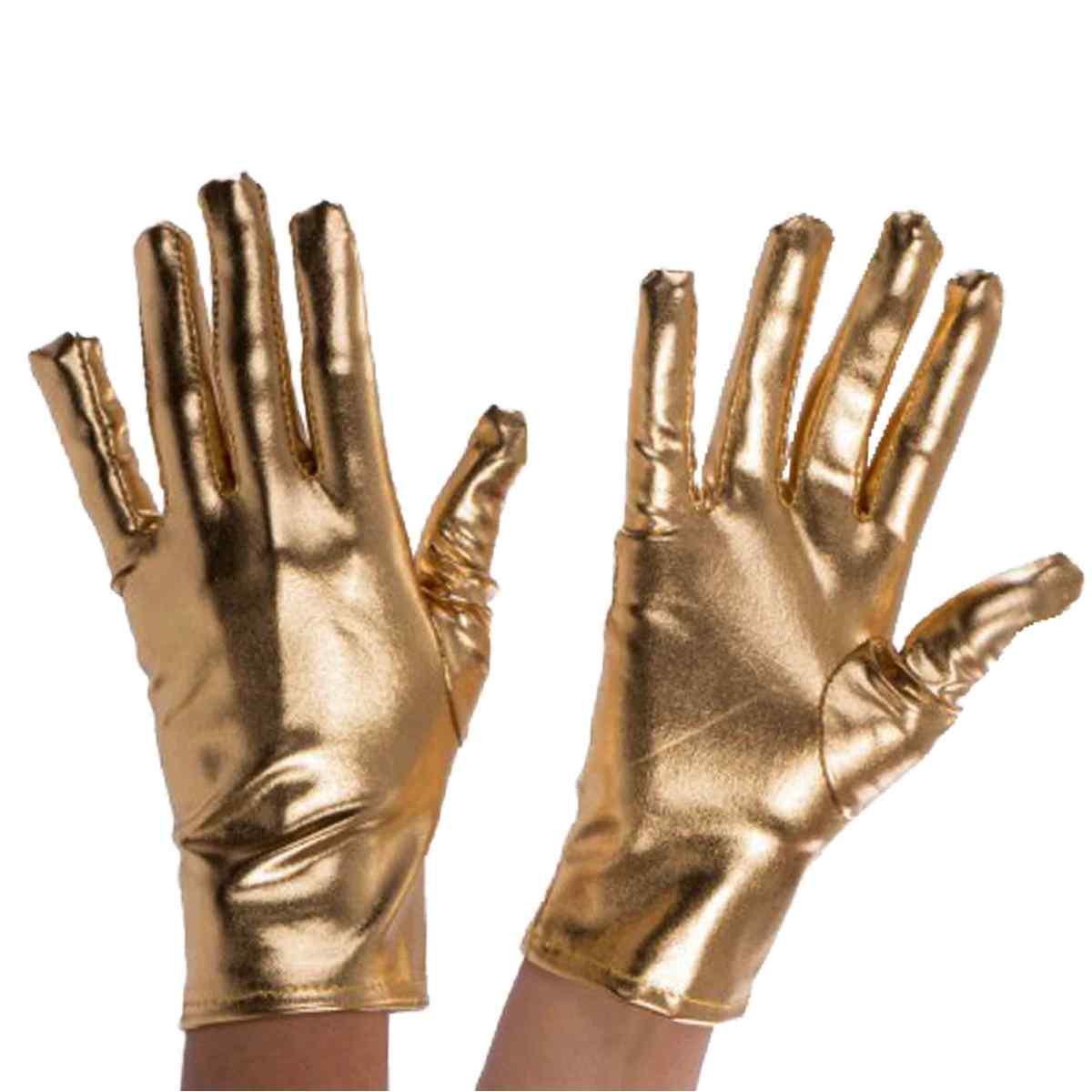 Guanti corti oro