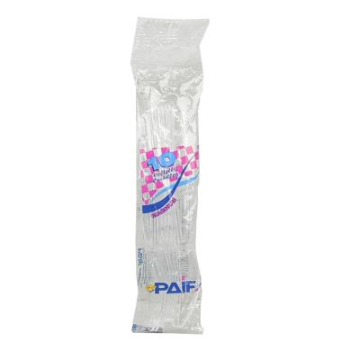 Posate party coltello pvc traspar paif 10 pz