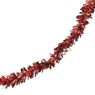 Frangia natalizia rossa carioca 2 mt ø 7,5 cm