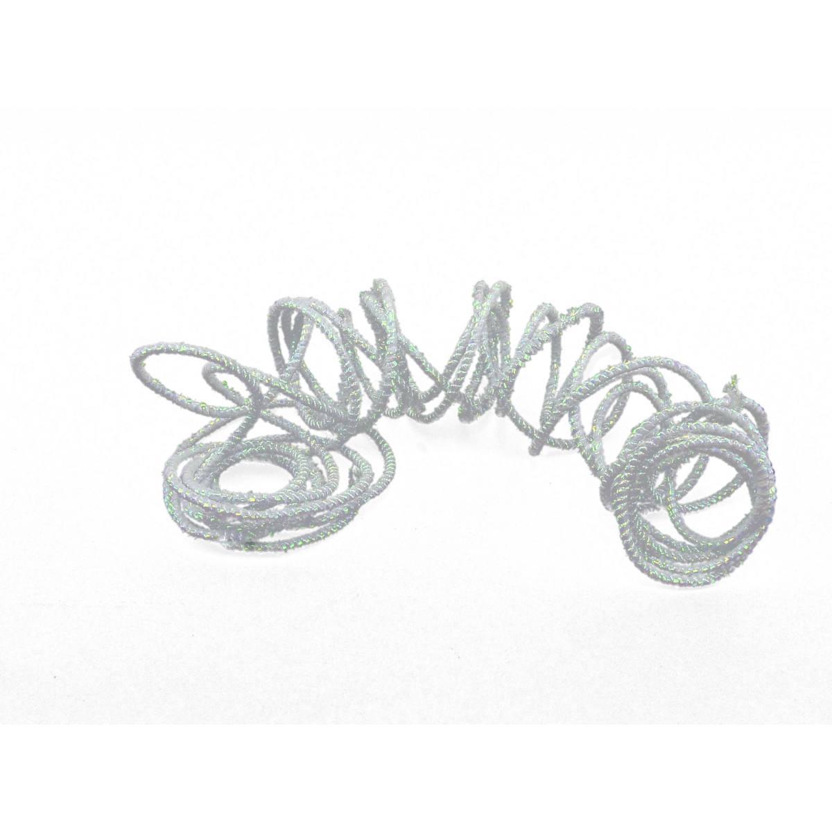 Nastro natalizio cordoncino xmt 6 bianco 6 mt