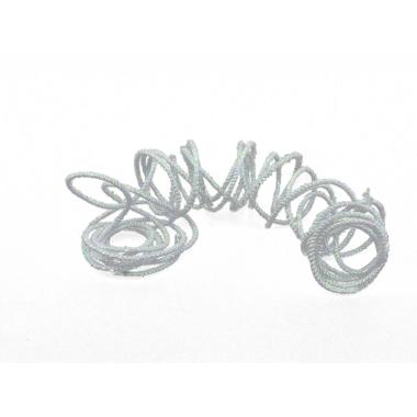 Nastro natalizio cordoncino xmt 6 bianco 6 mt