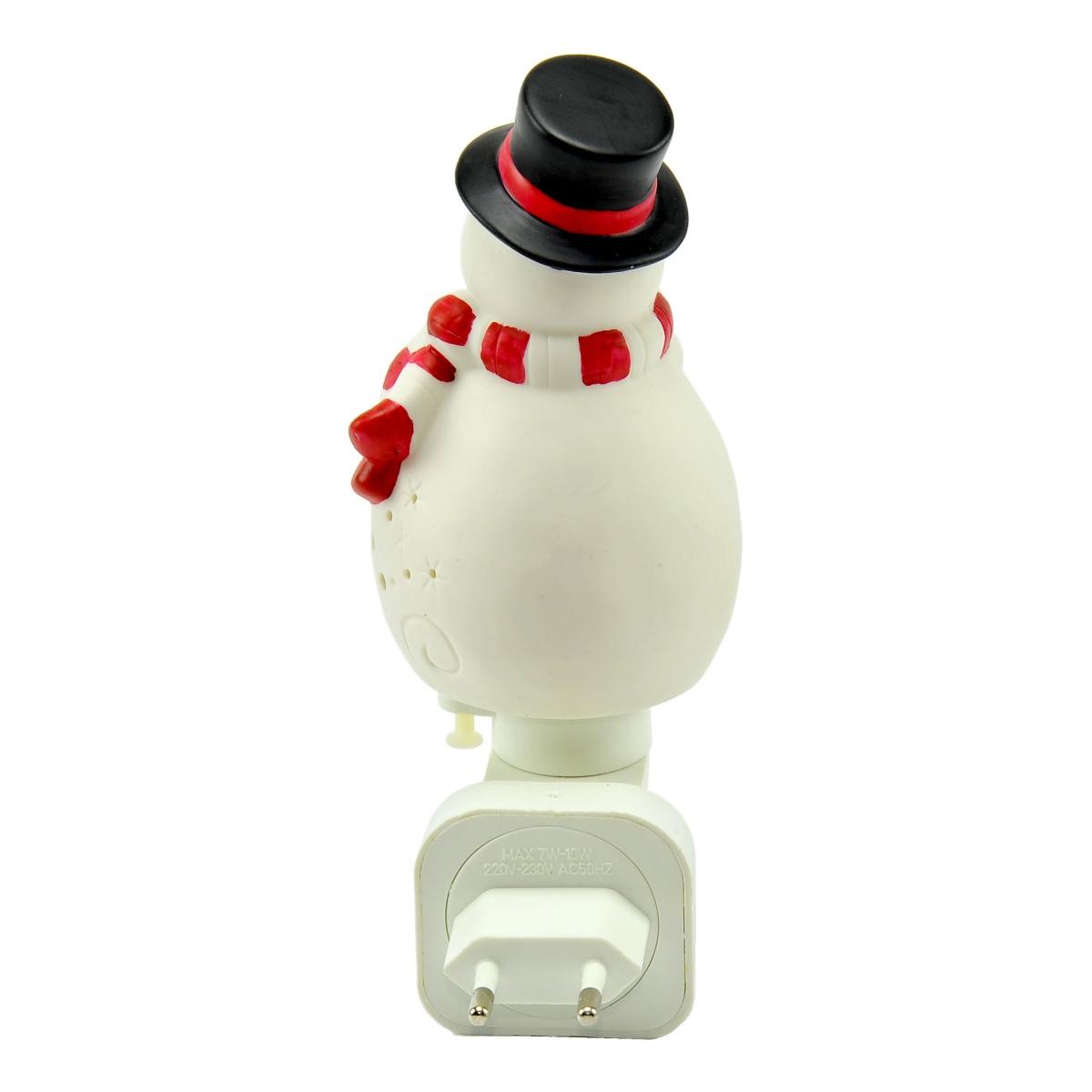 Luce notturna baby ceramica pupazzo di neve