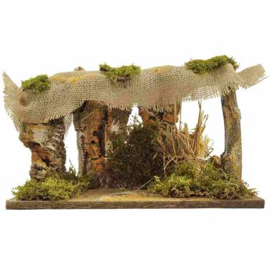 Capanna presepe legno stile arabo