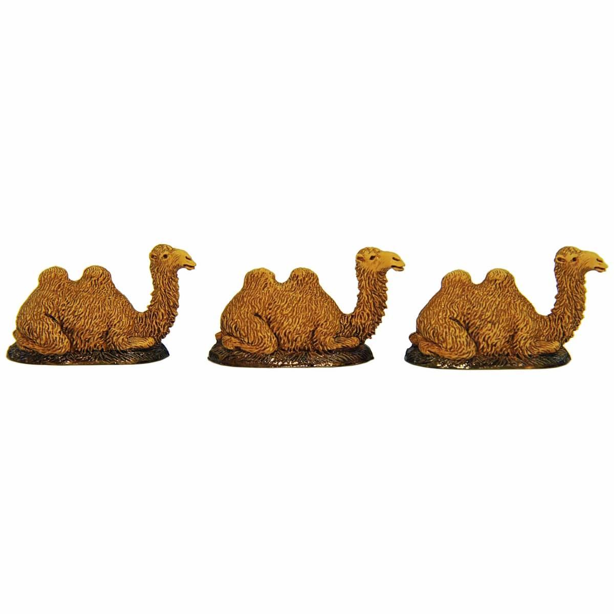Statua presepe 3.5 cm cammelli sdraiati statue da