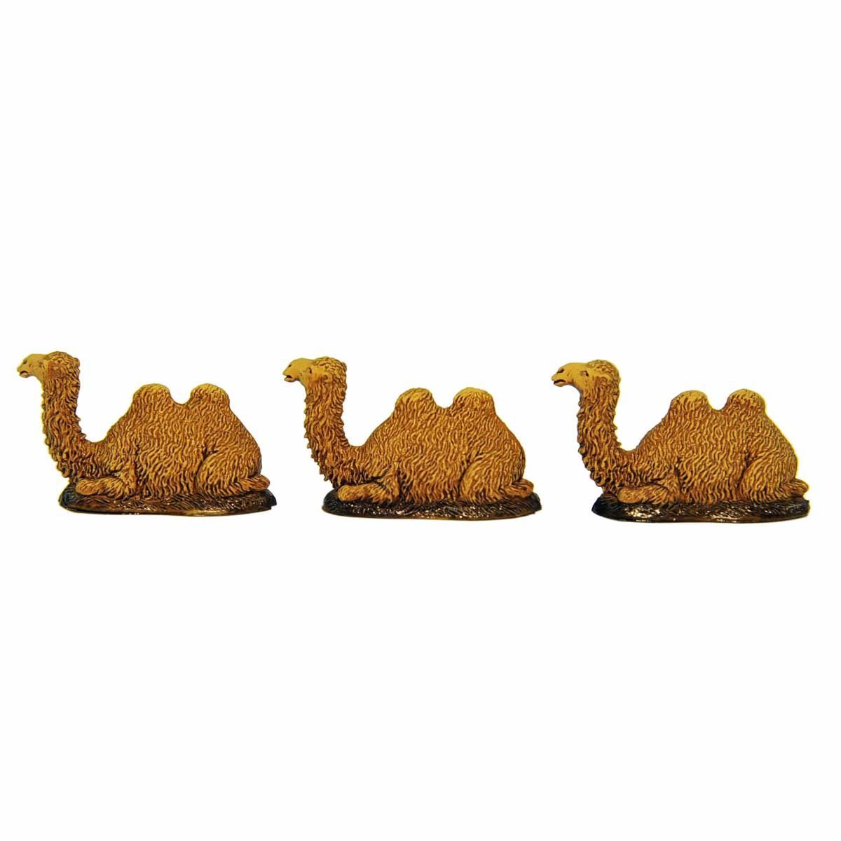 Statua presepe 3.5 cm cammelli sdraiati statue da