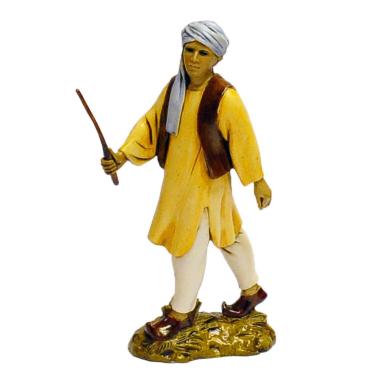 Statua presepe 12 cm arabo conducente