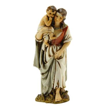 Statua presepe 12 cm zingara bambino