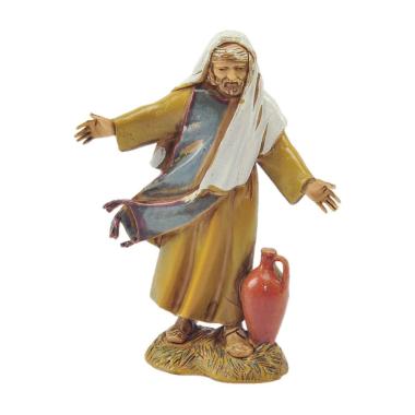 Statua presepe 10 cm uomo brocca