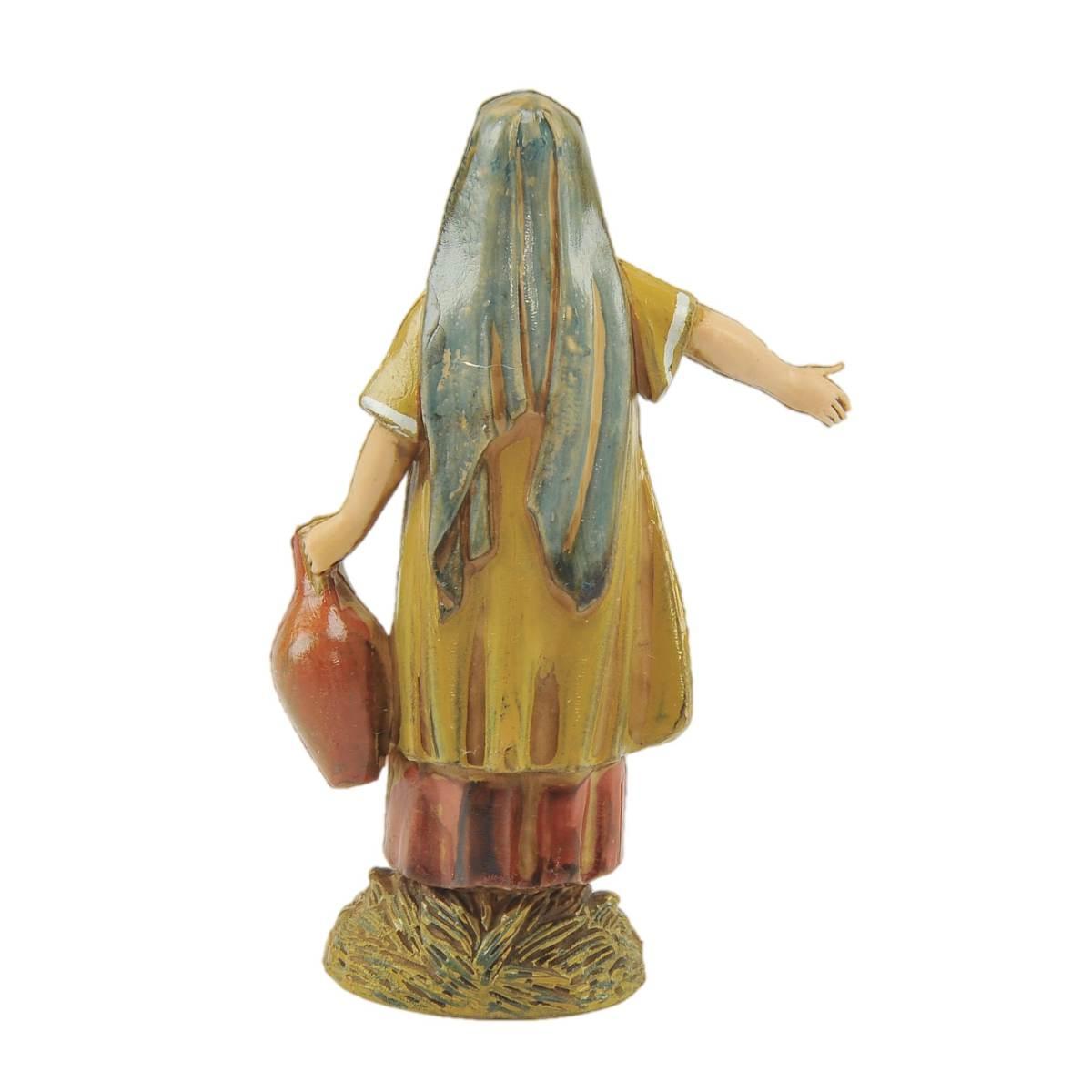Statua presepe 10 cm donna brocca