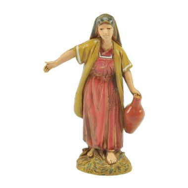 Statua presepe 10 cm donna brocca