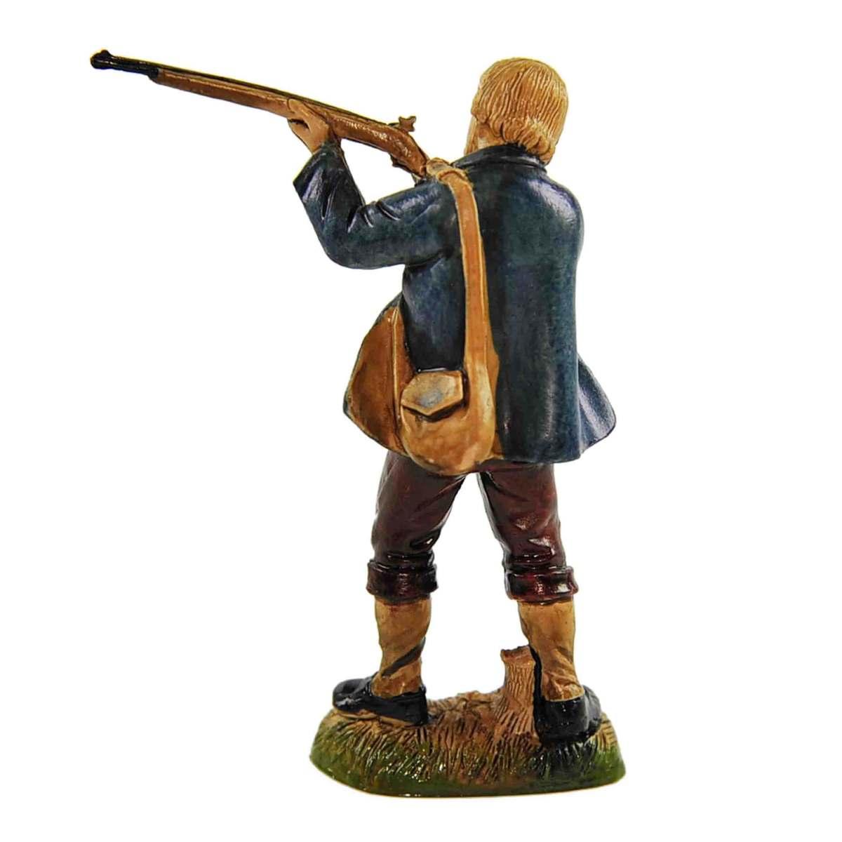 Statua presepe 10 cm cacciatore fucile