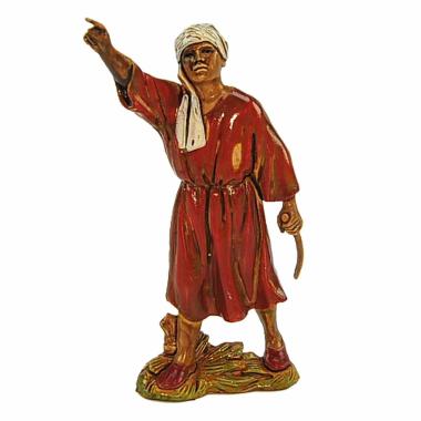 Statua presepe 8 cm conducente bastone