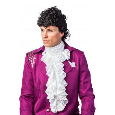 Jabot tessuto bianco lungo