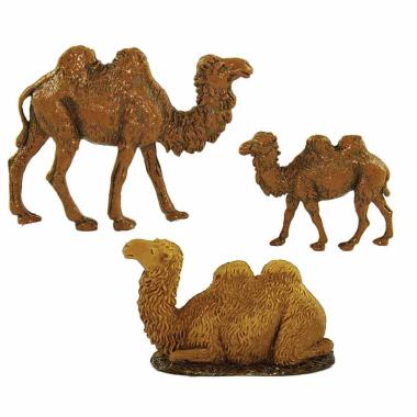 Statua presepe 6 cm cammelli statue da