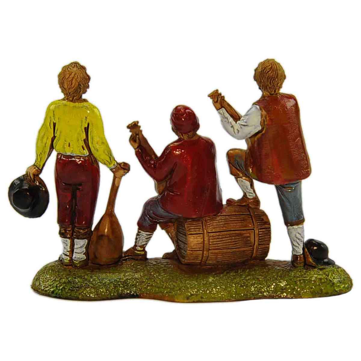 Statua presepe 6 cm musicanti strumenti