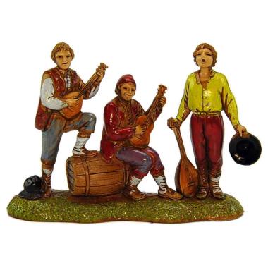 Statua presepe 6 cm musicanti strumenti