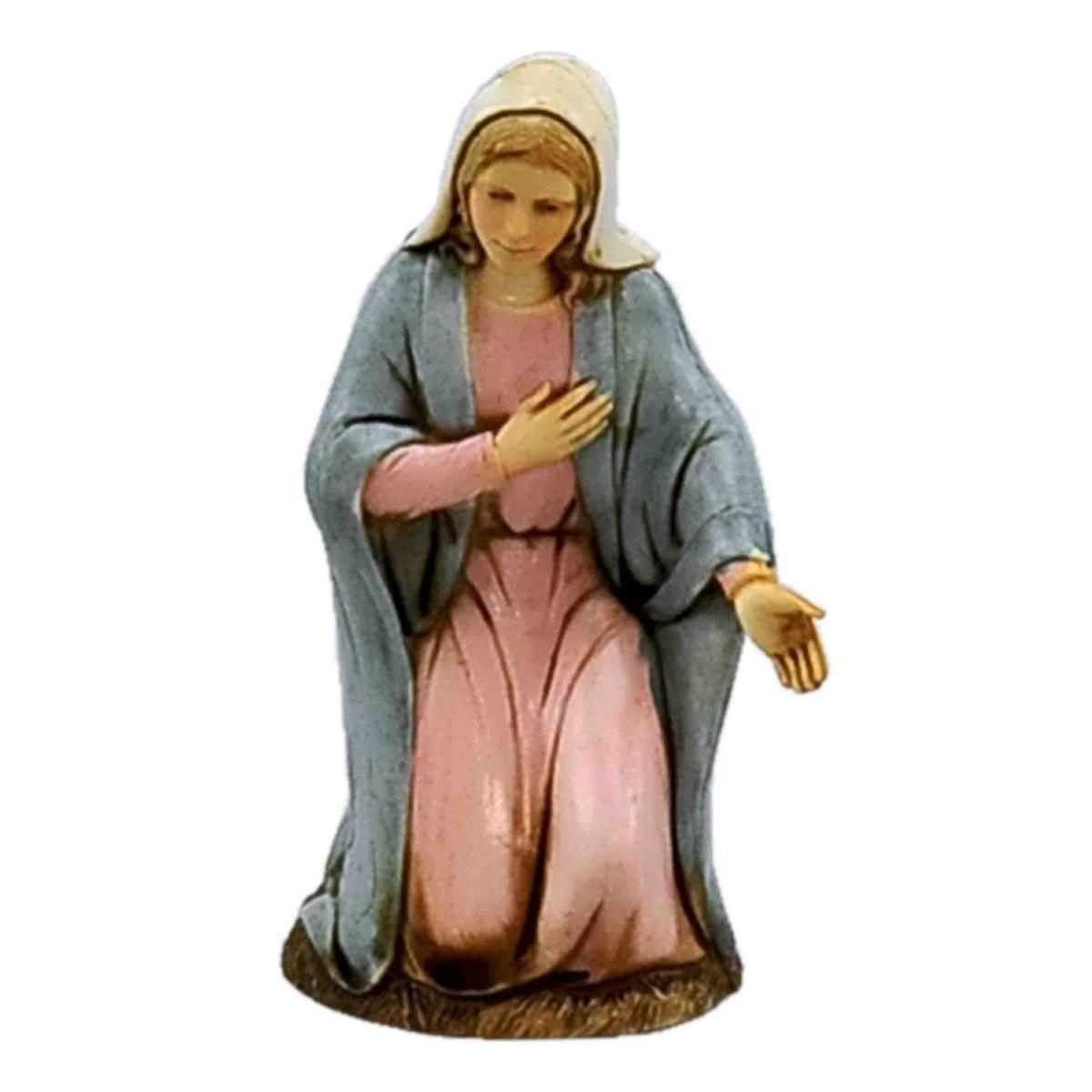 Statua presepe 10 cm natività bue asino