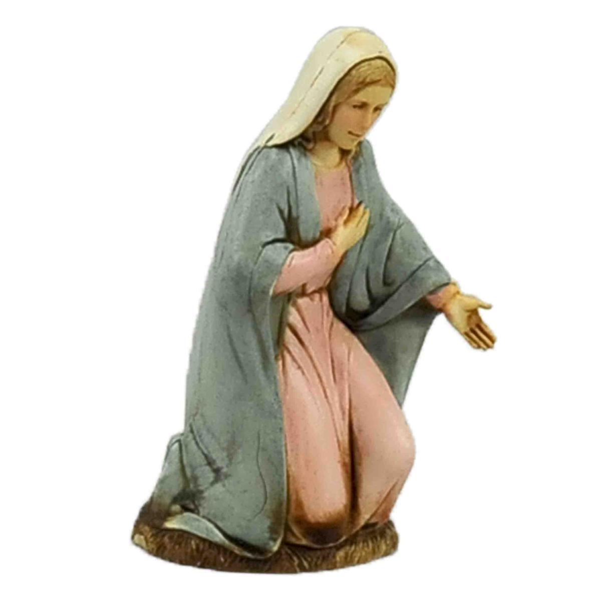 Statua presepe 10 cm natività bue asino