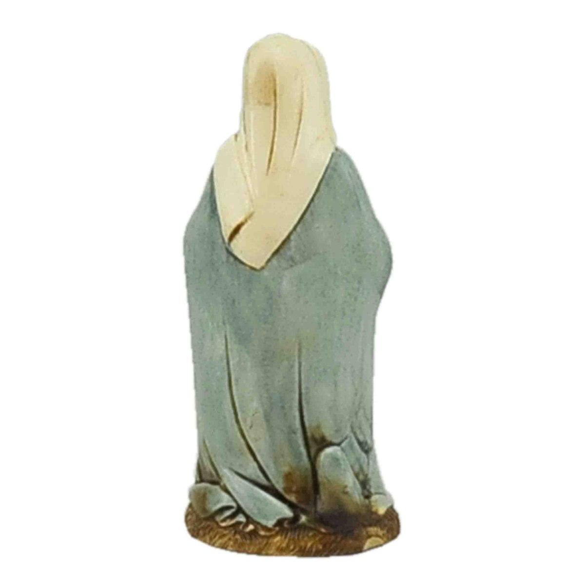 Statua presepe 10 cm natività bue asino