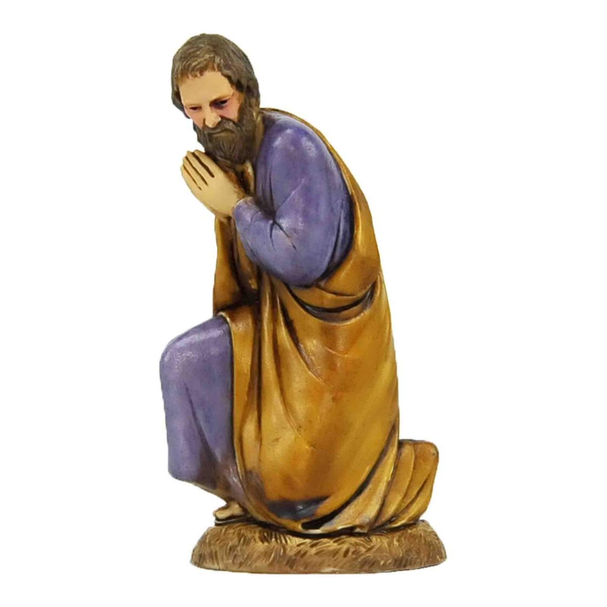 Statua presepe 10 cm natività bue asino