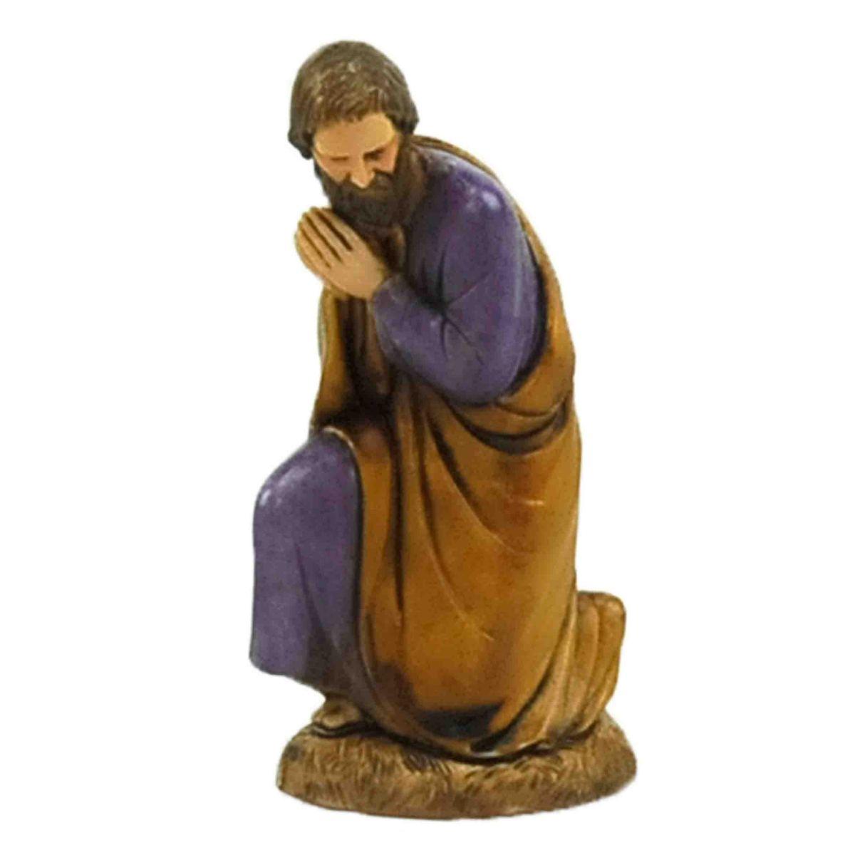 Statua presepe 10 cm natività bue asino