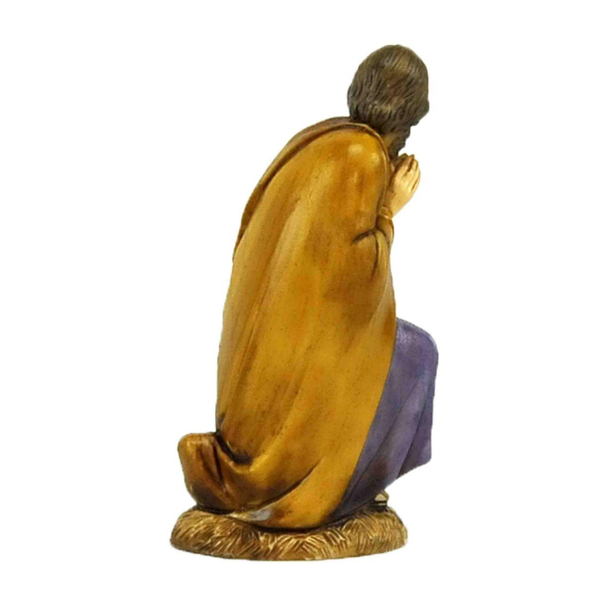 Statua presepe 10 cm natività bue asino
