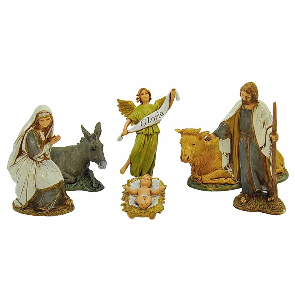 Statua presepe 10 cm natività gloria