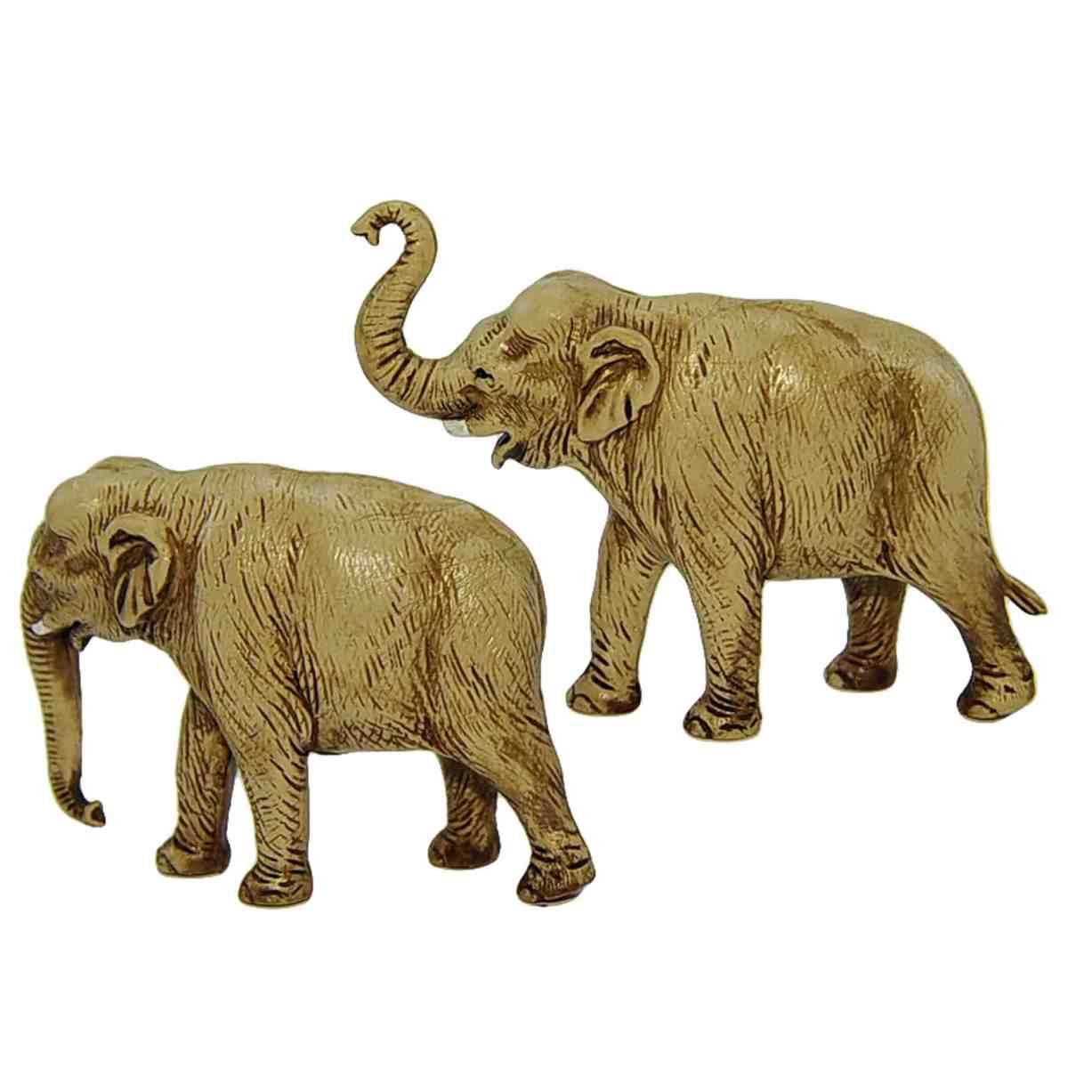 Statua presepe 3.5 cm elefanti statue da