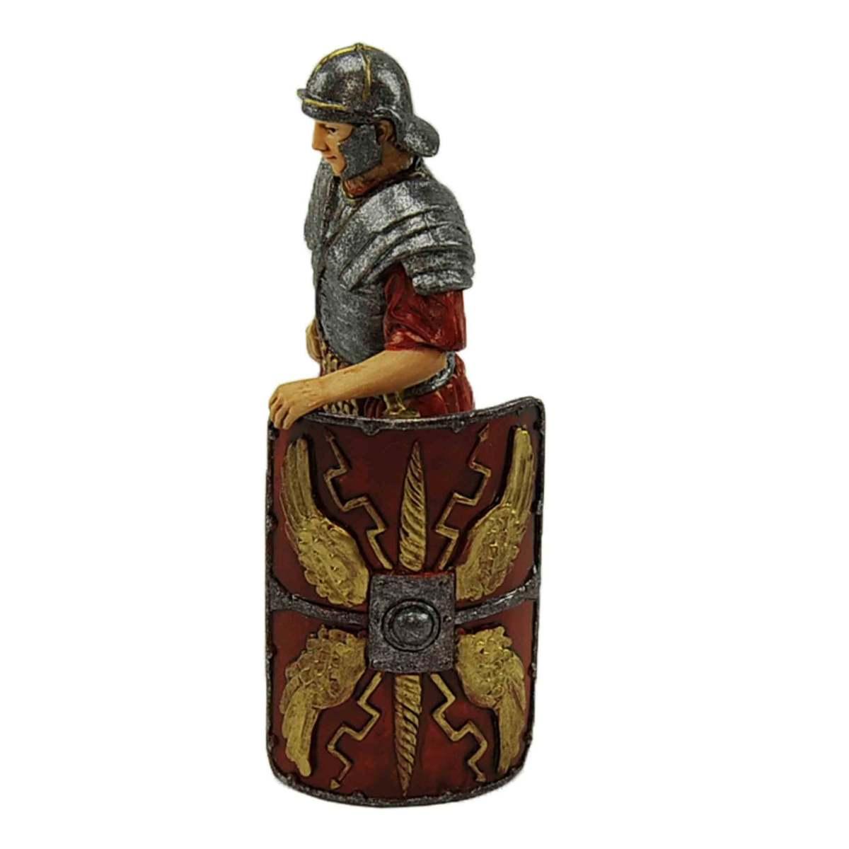 Statua presepe 13 cm soldato romano scudo