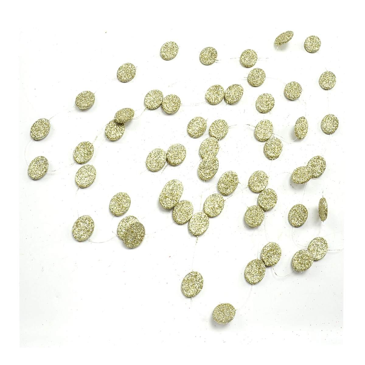 Ghirlanda natalizia oro forme 2,70 mt
