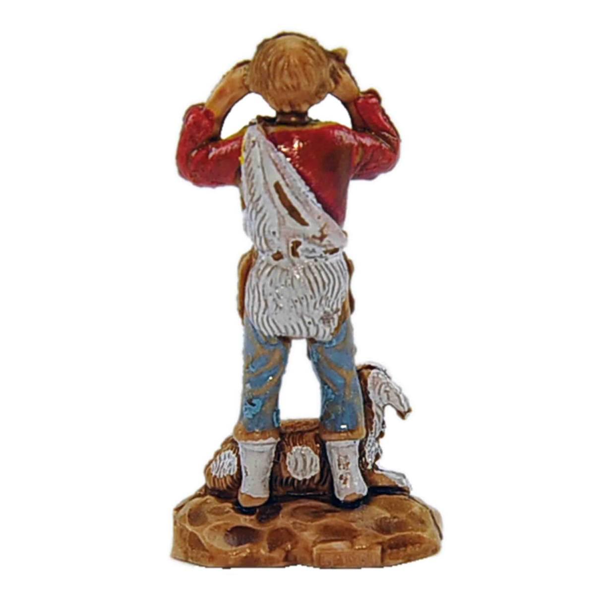 Statua presepe 3,5 cm urlatore pecora