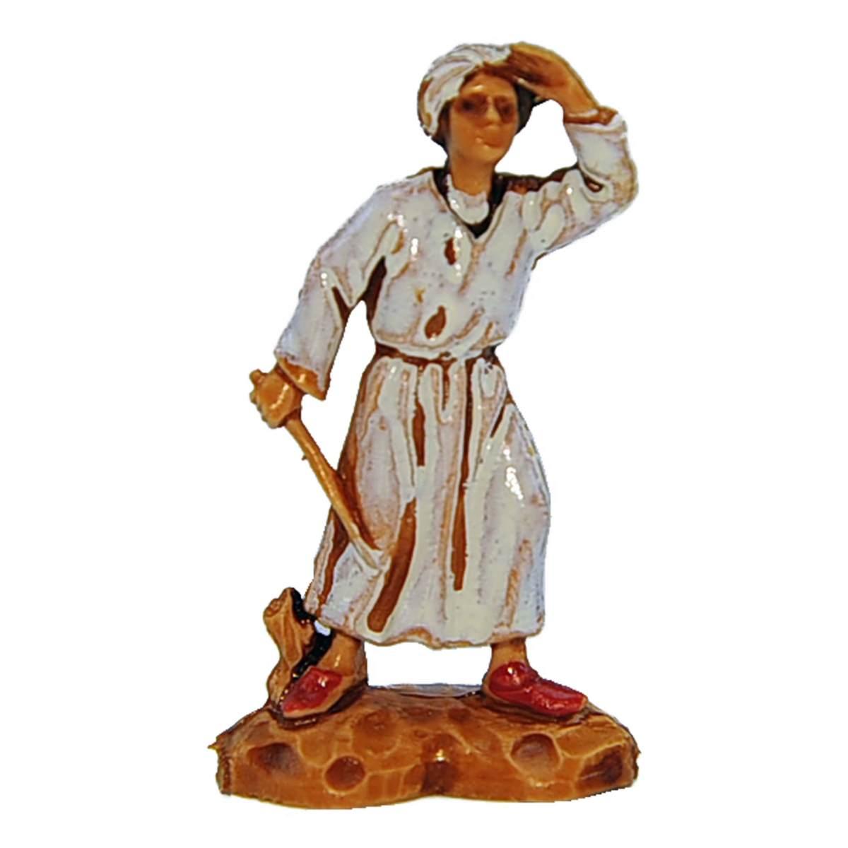 Statua presepe 3.5 cm arabo bastone