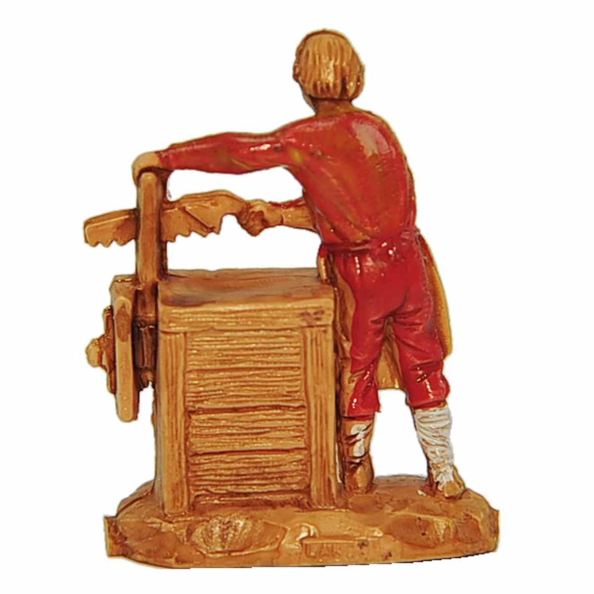 Statua presepe 3.5 cm falegname banco lavoro