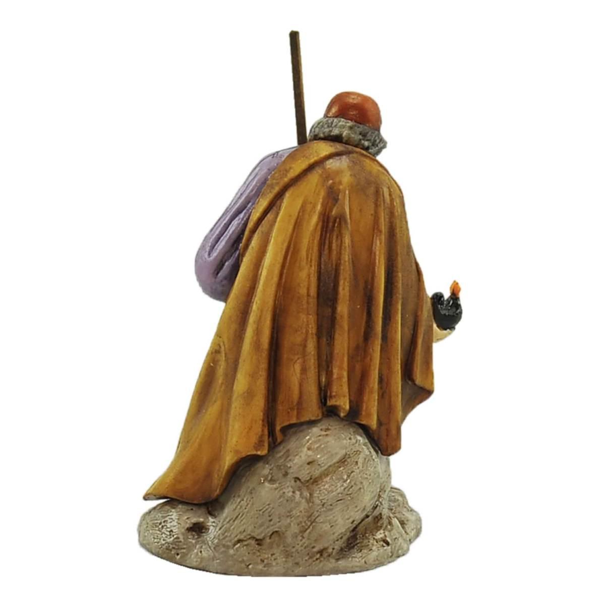 Statua presepe 13 cm natività giuseppe bambinello madonna sdraiata modello s